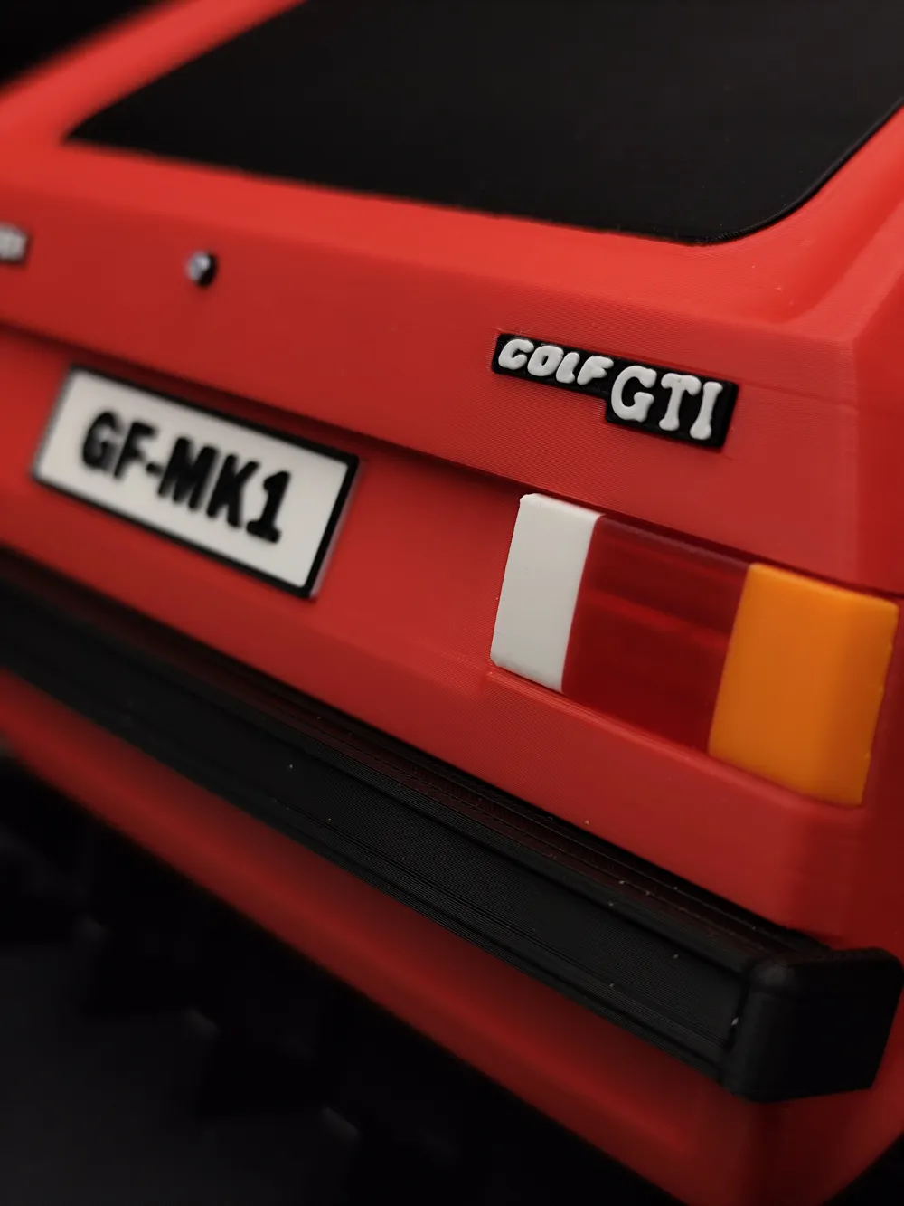 Volkswagen Golf MK1 Schlüsselhalter – 3D-Druck-Zauber