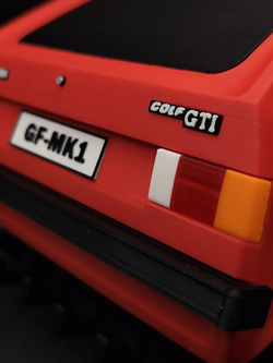 Volkswagen Golf MK1 Schlüsselhalter – 3D-Druck-Zauber