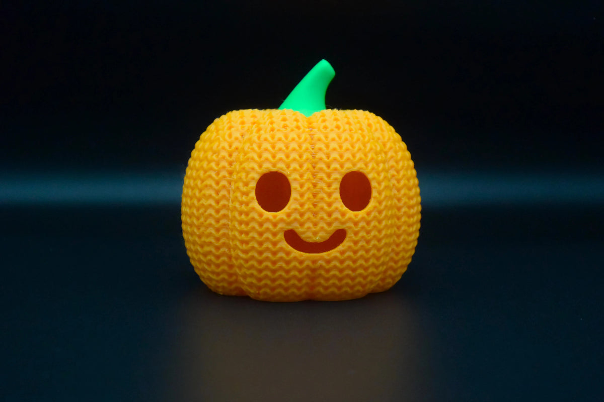 GESTRICKTER HALLOWEEN KÜRBIS JACK-O-LANTERN