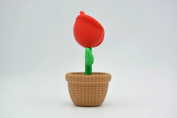 GESTRICKTE ROSE - VALENTINSTAG