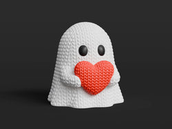 GESTRICKTER HALLOWEEN HERZGEIST