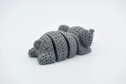 GESTRICKTER BEWEGLICHE ELEFANTEN-FLEXI-SCHLÜSSELANHÄNGER