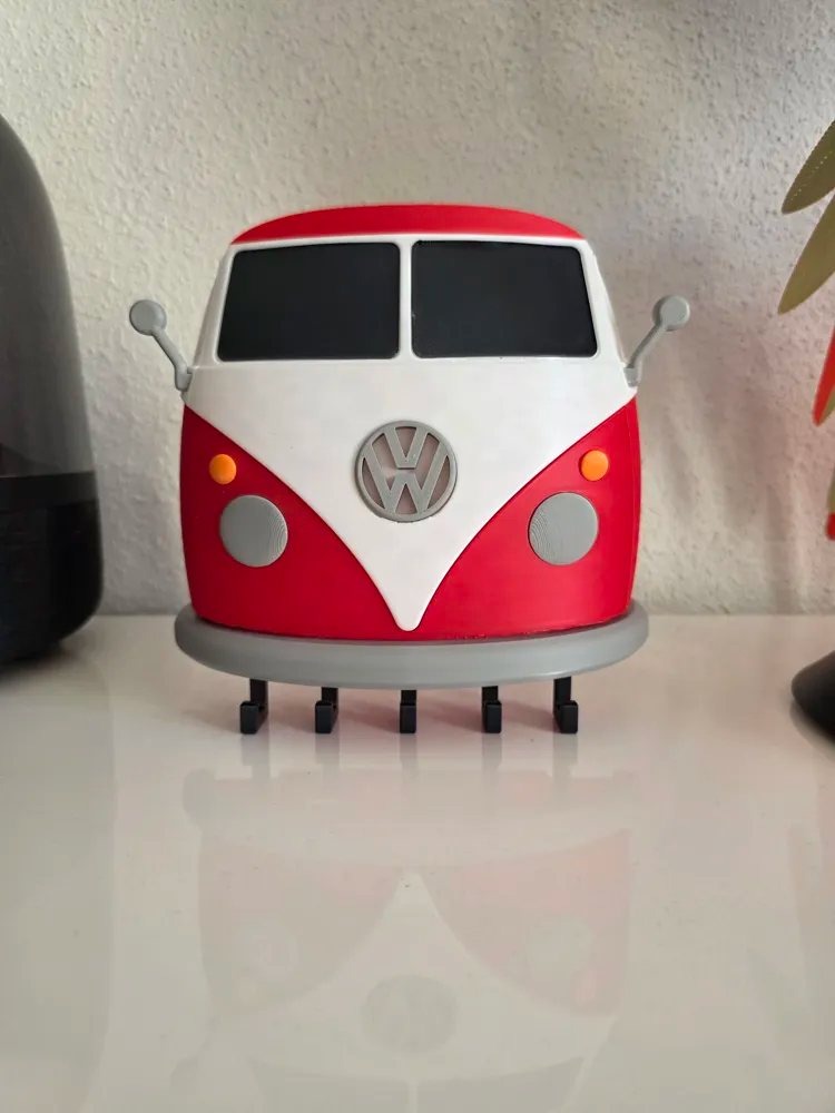 Volkswagen T1 Front Schlüsselhalter – 3D-Druck-Zauber