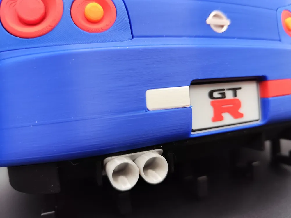 Nissan Skyline GT-R R34 Schlüsselhalter – 3D-Druck-Zauber