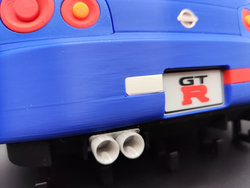 Nissan Skyline GT-R R34 Schlüsselhalter – 3D-Druck-Zauber