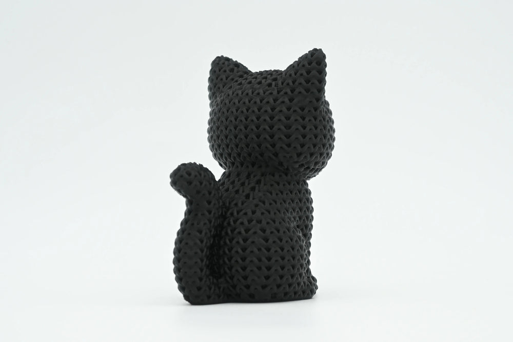 GESTRICKTE SCHWARZE KATZE - HALLOWEEN