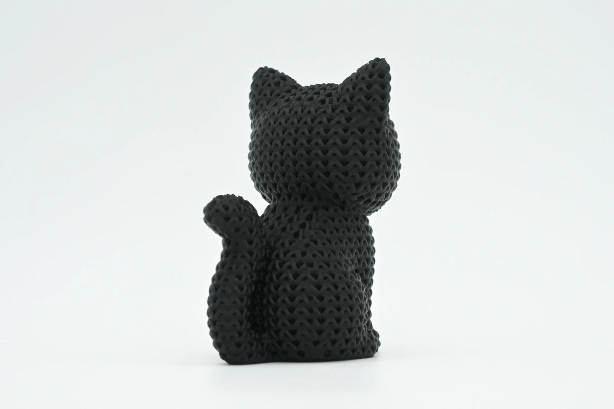 GESTRICKTE SCHWARZE KATZE - HALLOWEEN