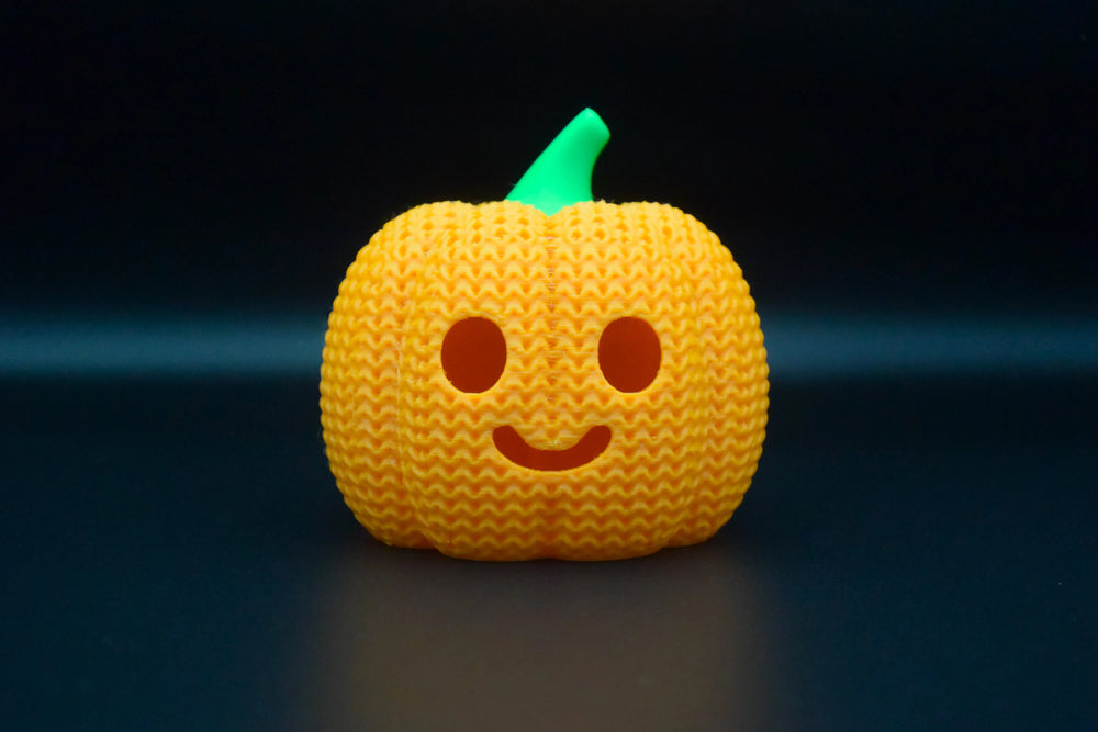 GESTRICKTER HALLOWEEN KÜRBIS JACK-O-LANTERN