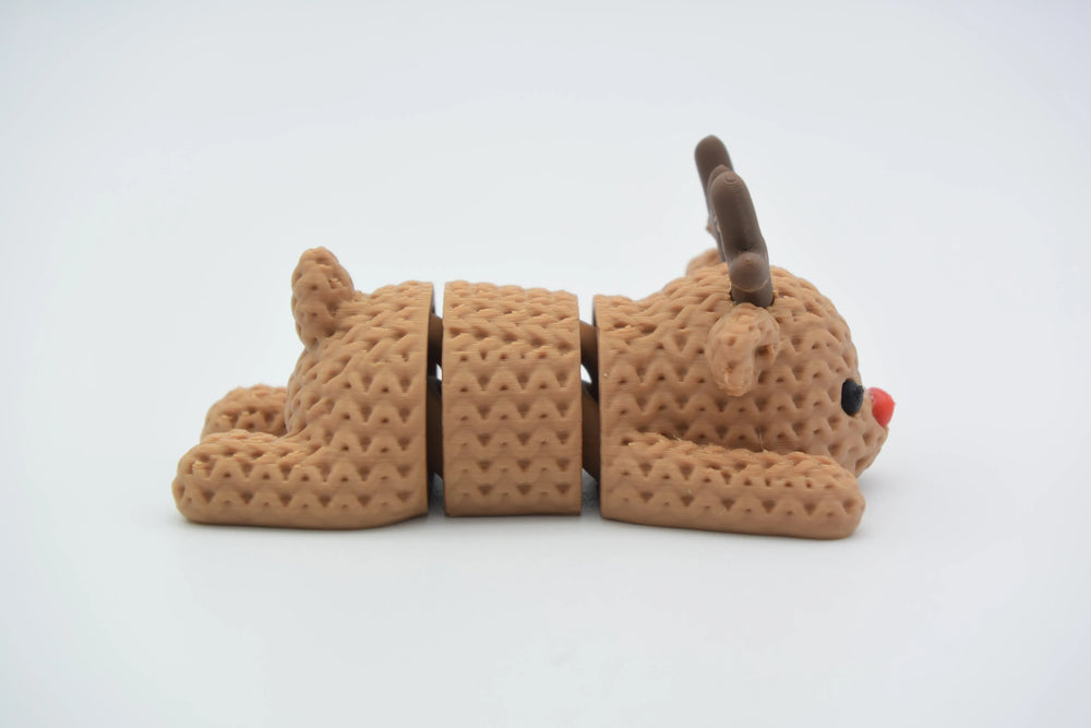 GESTRICKTES FLEXI RENTIER - WEIHNACHTEN