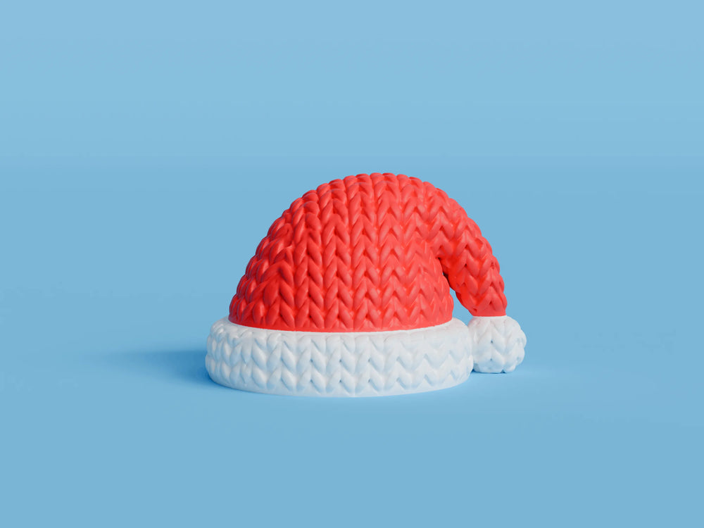 GESTRICKTE MINI WEIHNACHTSMÜTZE - WEIHNACHTEN