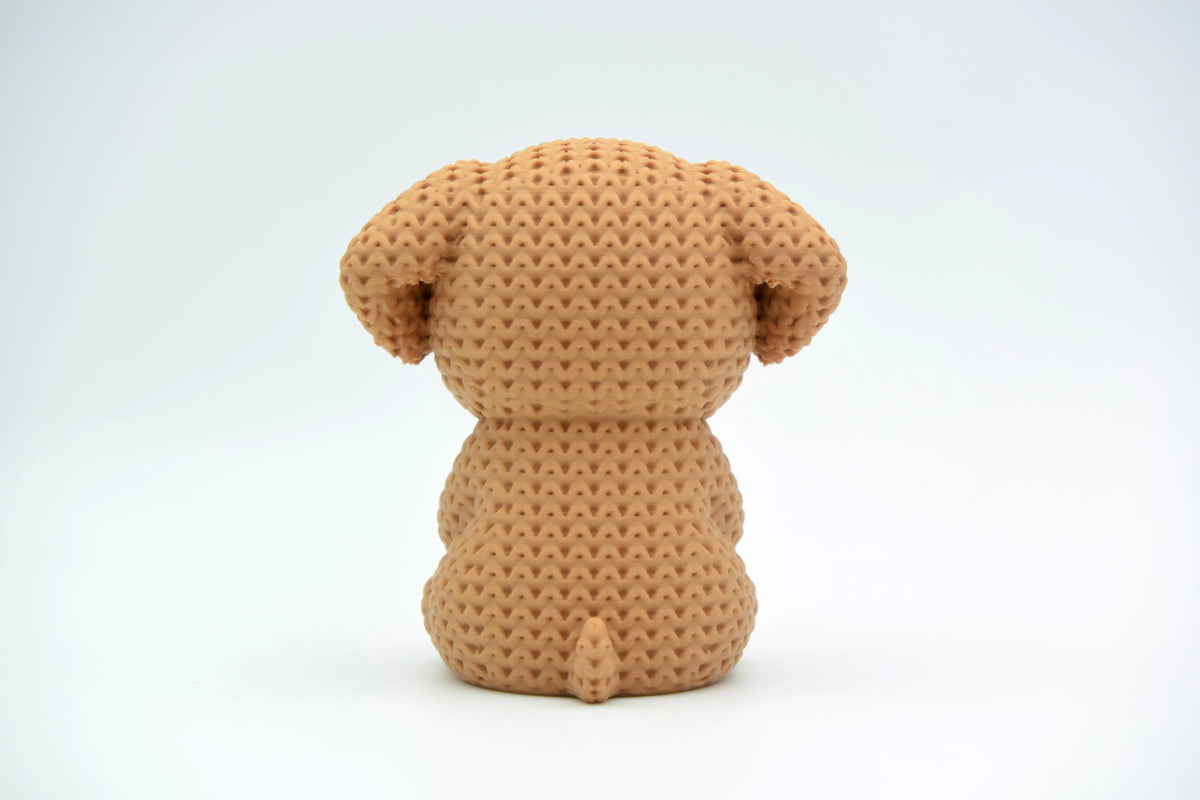 GESTRICKTER HUND MIT HERZ - VALENTINSTAG