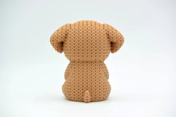 GESTRICKTER HUND MIT HERZ - VALENTINSTAG
