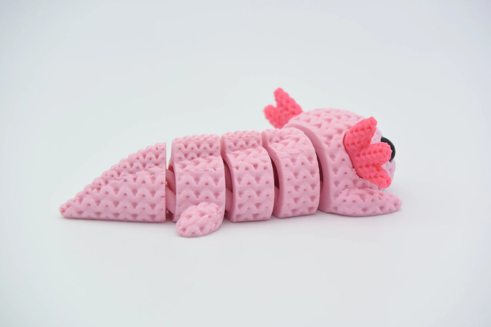 GESTRICKTER GELENKIGER AXOLOTL