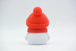 GESTRICKTER SCHNEEMANN - WEIHNACHTEN