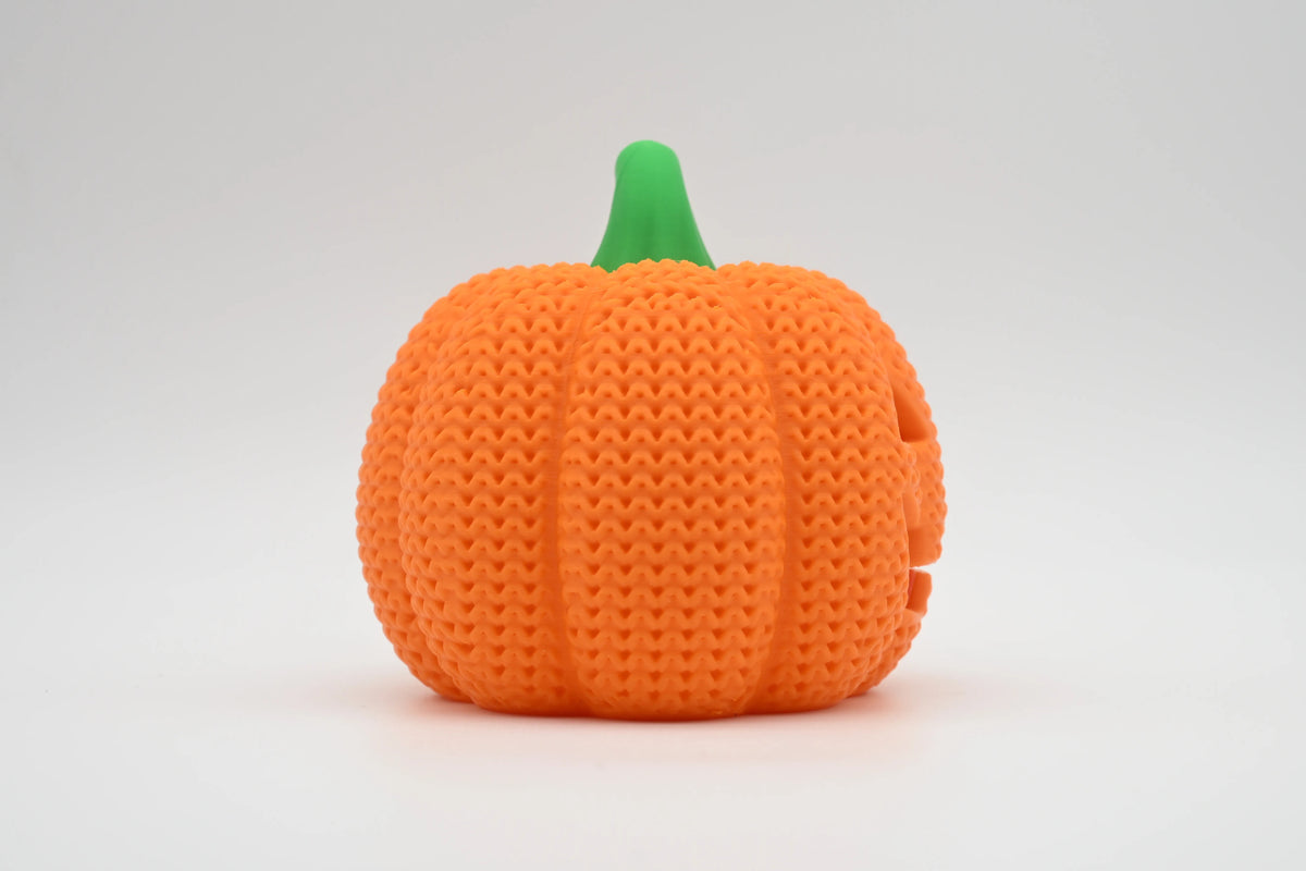 GESTRICKTER KÜRBIS-JACK-O-LANTERN - HALLOWEEN – KOSTENLOSES 3D-DRUCKMODELL – MAKERWORLD