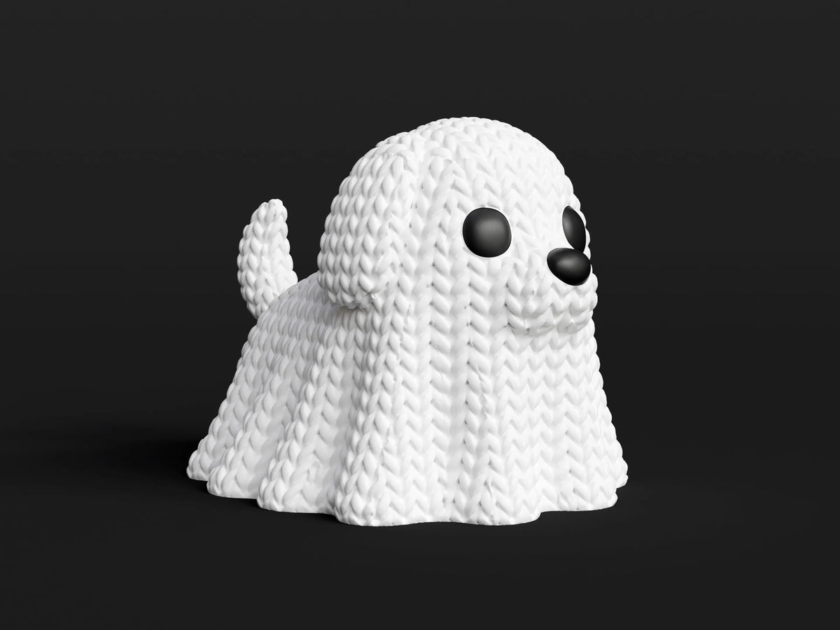 GESTRICKTER HALLOWEEN-HUNDEGEIST