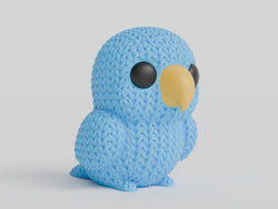 GESTRICKTER PAPAGEI