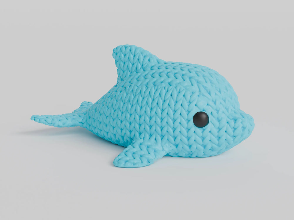 GESTRICKTER DELFIN