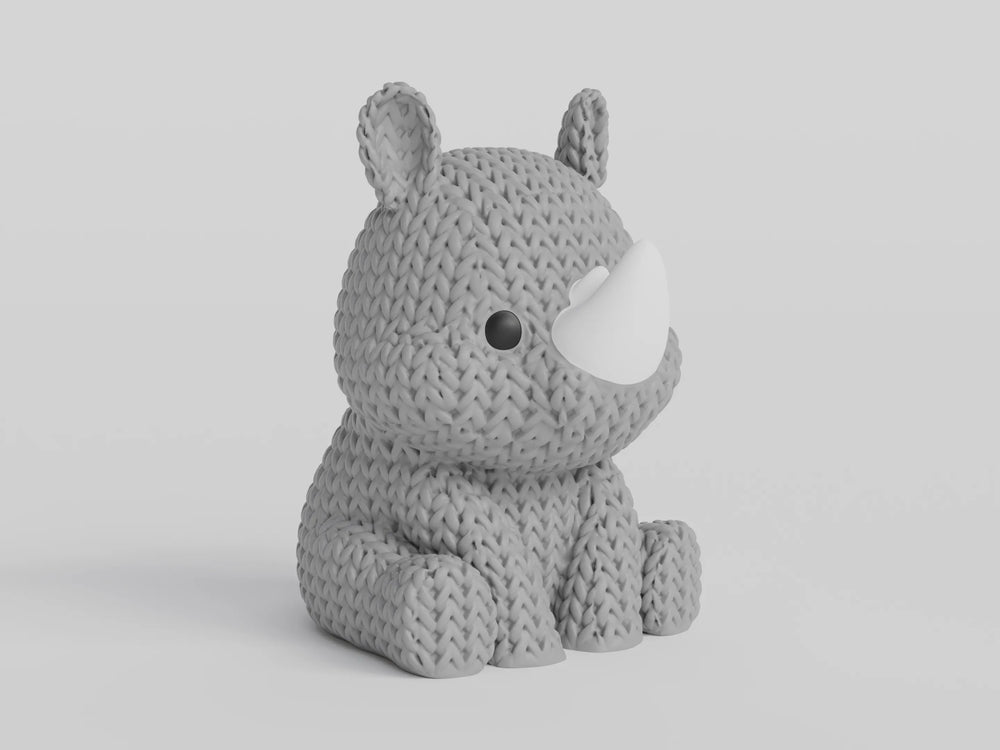 GESTRICKTES NASHORN