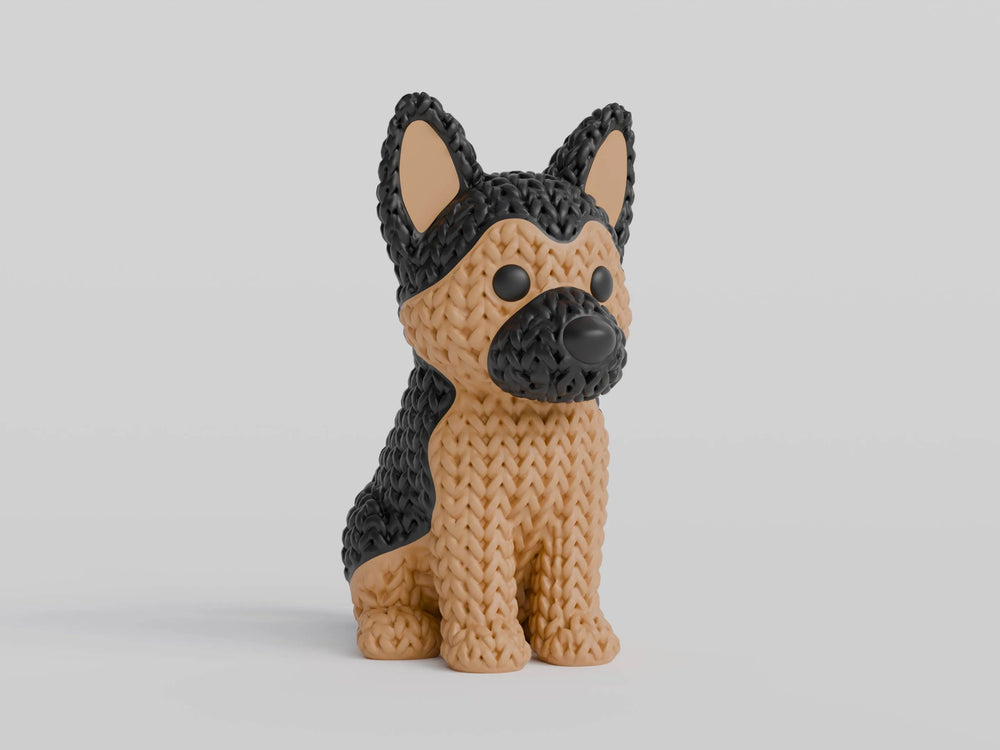 GESTRICKTER DEUTSCHER SCHÄFERHUND
