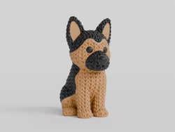 GESTRICKTER DEUTSCHER SCHÄFERHUND