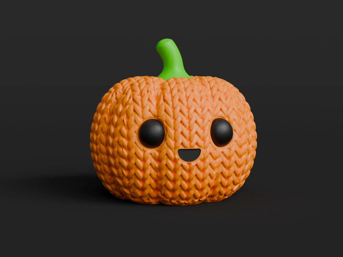 GESTRICKTER SÜßER KÜRBIS - HALLOWEEN