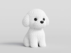 GESTRICKTER BICHON FRISÉ HUND