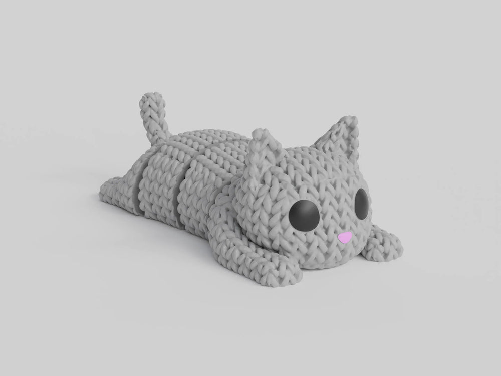 GESTRICKTE BEWEGLICHE KATZE