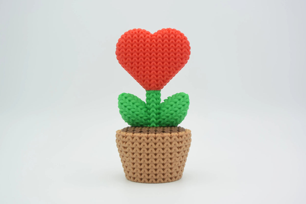 GESTRICKTES HERZGEWÄCHS IM TOPF (3 FILAMENTWECHSEL)