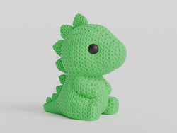 GESTRICKTER STEGOSAURUS DINOSAURIER