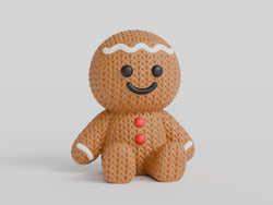 GESTRICKTER LEBKUCHENMANN - WEIHNACHTEN