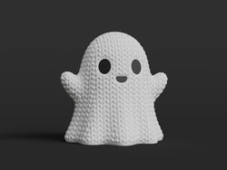 GESTRICKTER SÜßER GEIST - HALLOWEEN – KOSTENLOSES 3D-DRUCKMODELL – MAKERWORLD