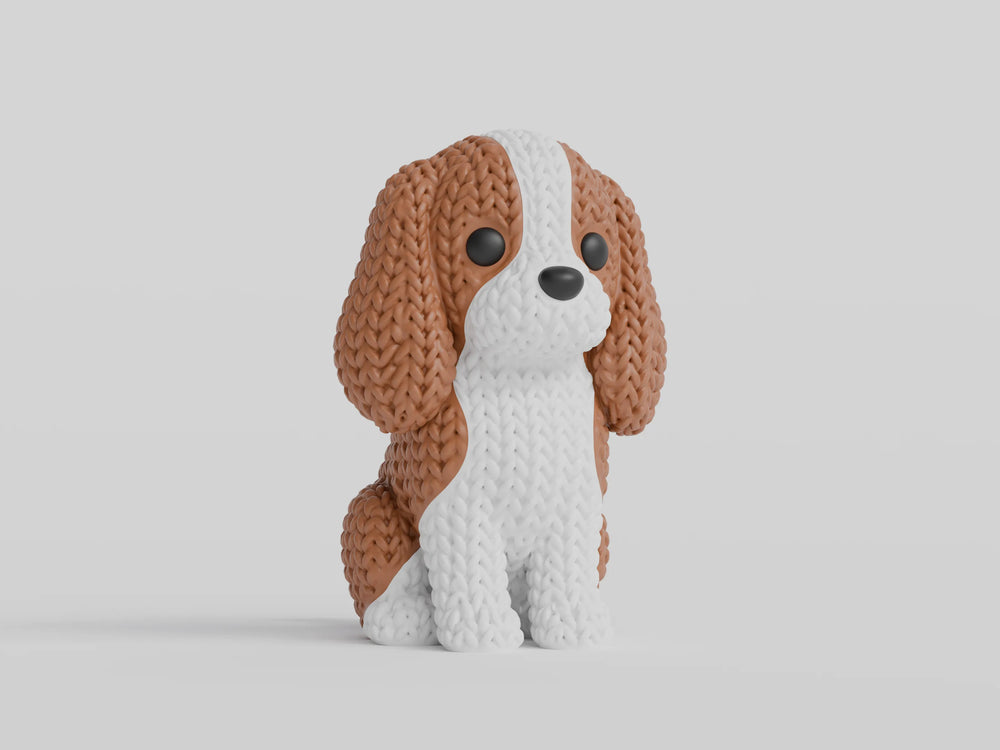 GESTRICKTER CAVALIER KING CHARLES SPANIEL HUND