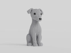 GESTRICKTER GREYHOUND HUND