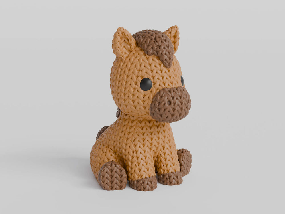 GESTRICKTES PFERD
