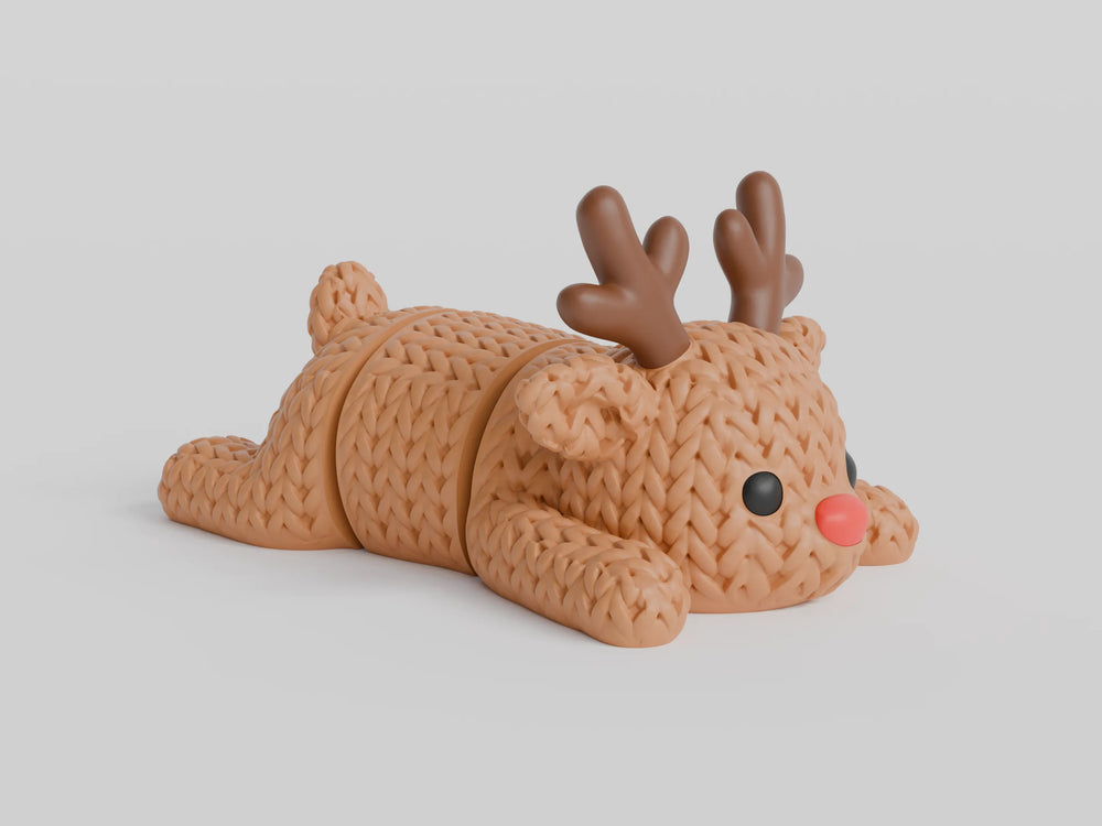 GESTRICKTES FLEXI RENTIER - WEIHNACHTEN