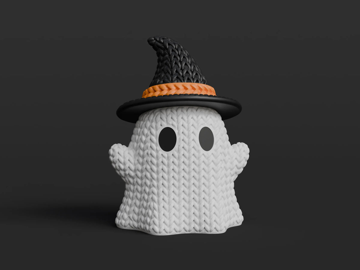 GESTRICKTER HEXENGEIST - HALLOWEEN – KOSTENLOSES 3D-DRUCKMODELL – MAKERWORLD