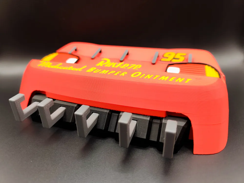 Cartoon-Film Lightning McQueen Schlüsselhalter – 3D-Druck-Zauber