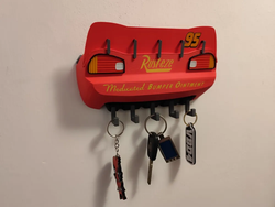 Cartoon-Film Lightning McQueen Schlüsselhalter – 3D-Druck-Zauber