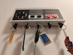 Cartoon-Film Retro NES Controller Schlüsselhalter – 3D-Druck-Zauber
