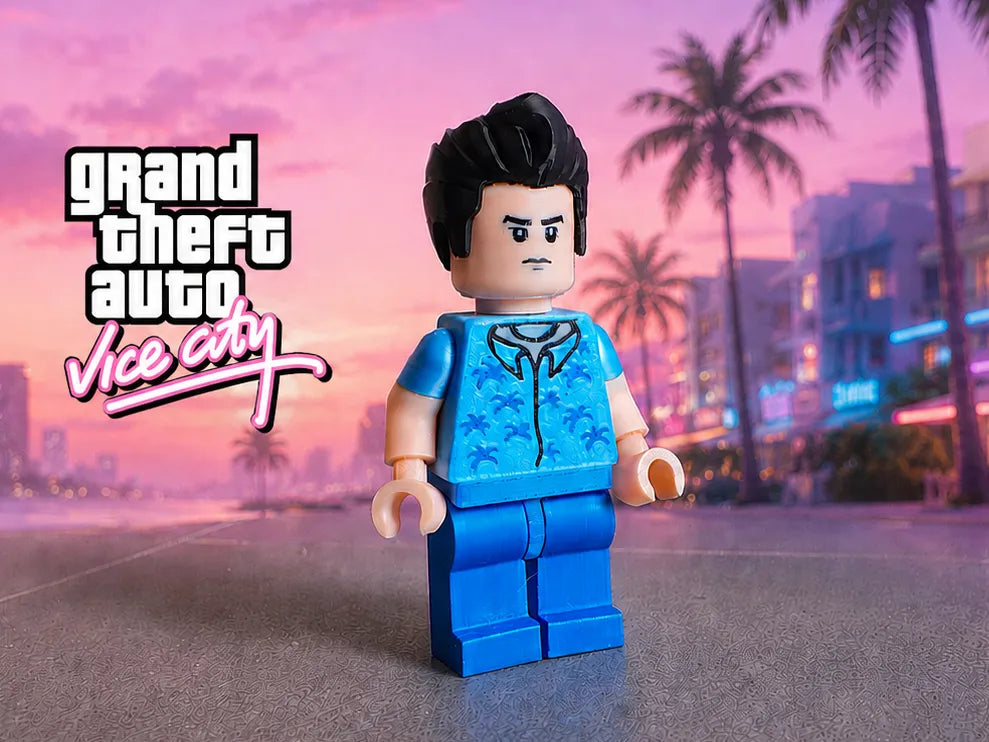 🎮 XXL Tommy Vercetti Figur – ca. 30 cm hoch 🌴