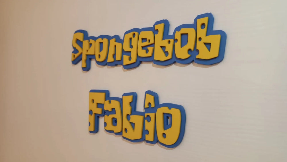 Sponge Bob Namensschild