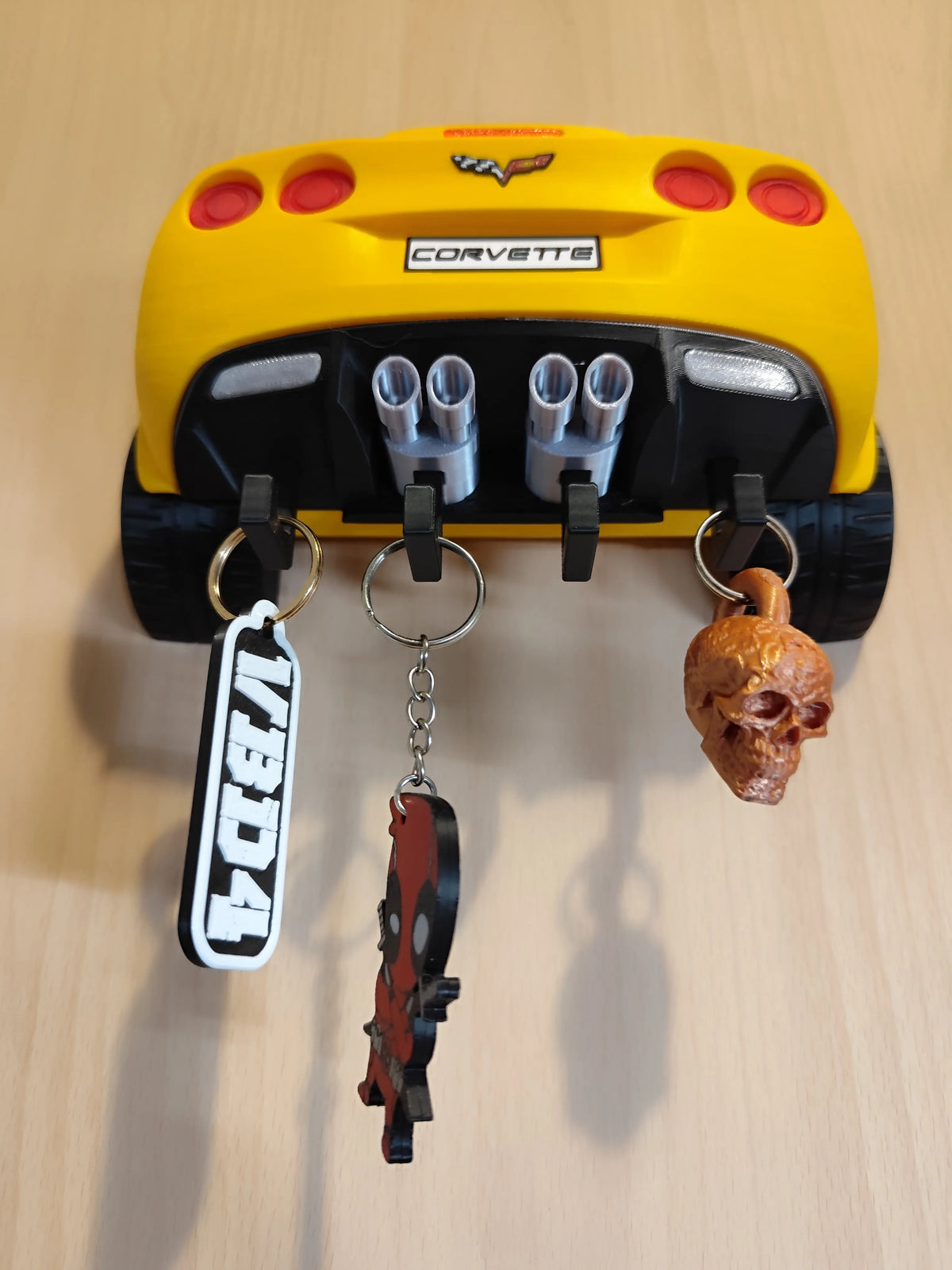 Chevrolet Corvette C6 Schlüsselhalter – 3D-Druck-Zauber