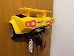 Lamborghini Countach Schlüsselhalter – 3D-Druck-Zauber