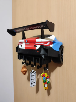 BMW M4 GT3 Schlüsselhalter – 3D-Druck-Zauber