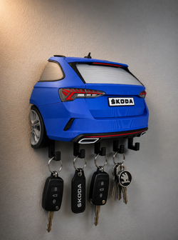 Skoda Octavia RS Combi Schlüsselhalter – 3D-Druck-Zauber