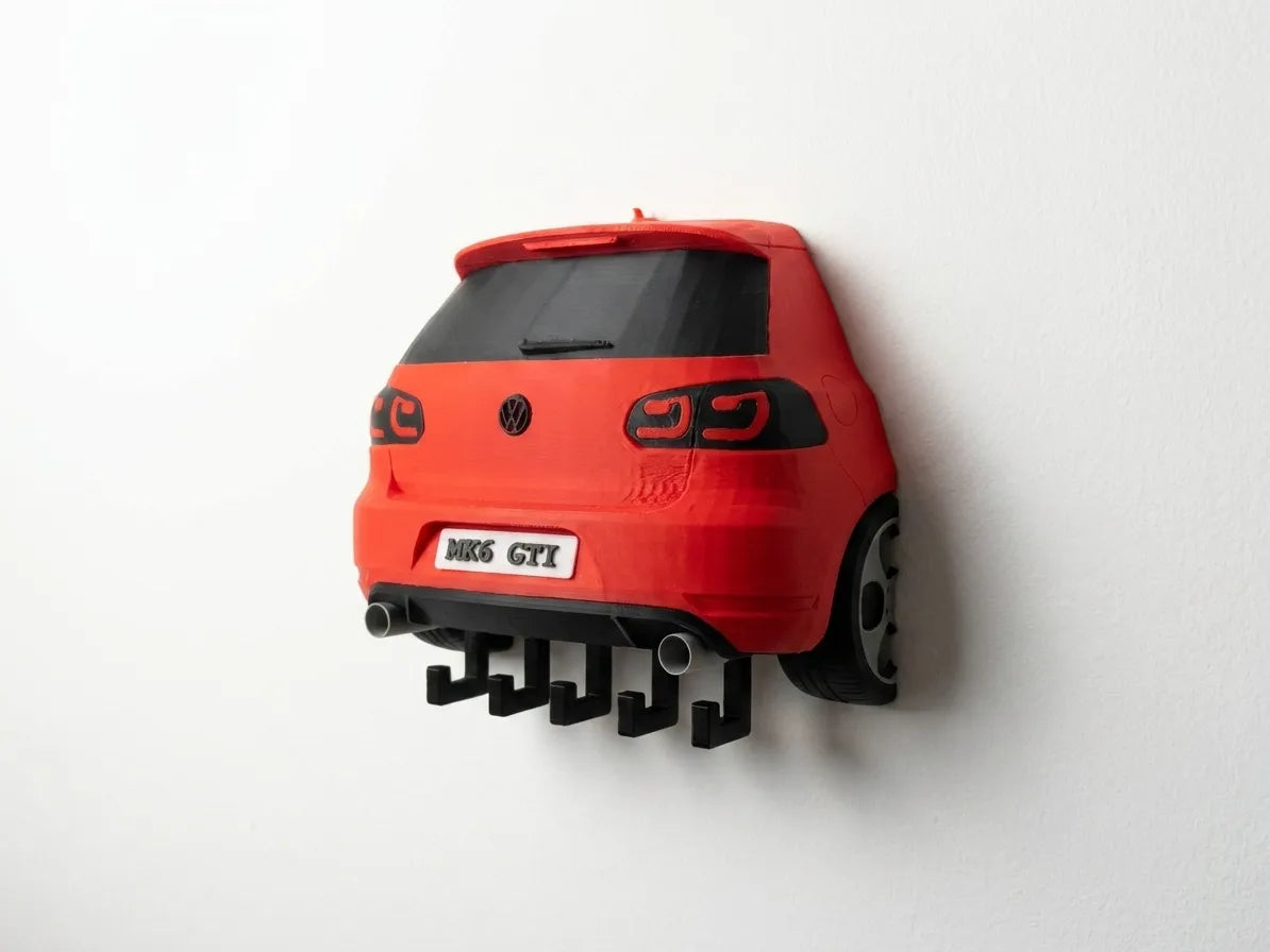 Volkswagen Golf MK6 GTI Schlüsselhalter – 3D-Druck-Zauber