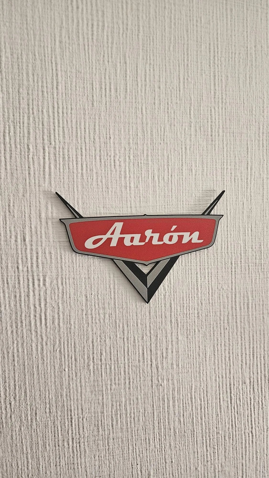 Cars Namensschild – 3D-Druck-Zauber