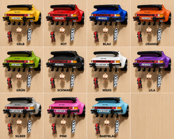 Porsche 911 Turbo (930) Schlüsselhalter – 3D-Druck-Zauber