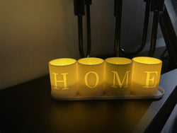 Teelichtbecher "Home" – 3D-Druck-Zauber